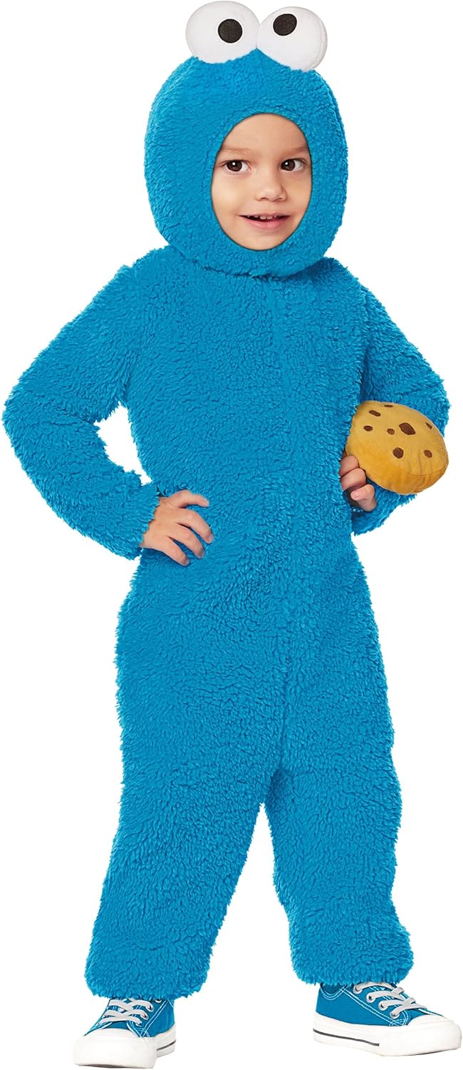 Sesame Street Toddler Cookie Monster Costume for Halloween Fun