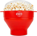 POPCO Microwave Popcorn Bowl - Collapsible Silicone Popper