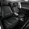 Grey MAX Cushioning Car Seat Covers - Memory Foam Leather