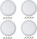 6.5 in Speaker Grill Cover 4-Pack - White Decorative Woofer Guard