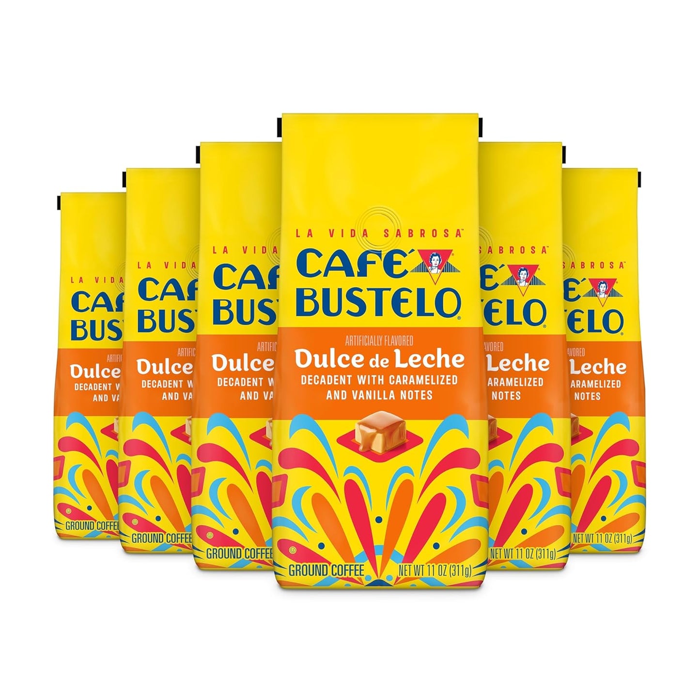 Cafe Bustelo Dulce de Leche Ground Coffee - Bold Flavor Delight