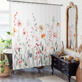Floral Shower Curtain 72x72 in - Bright Botanical Bath Upgrade