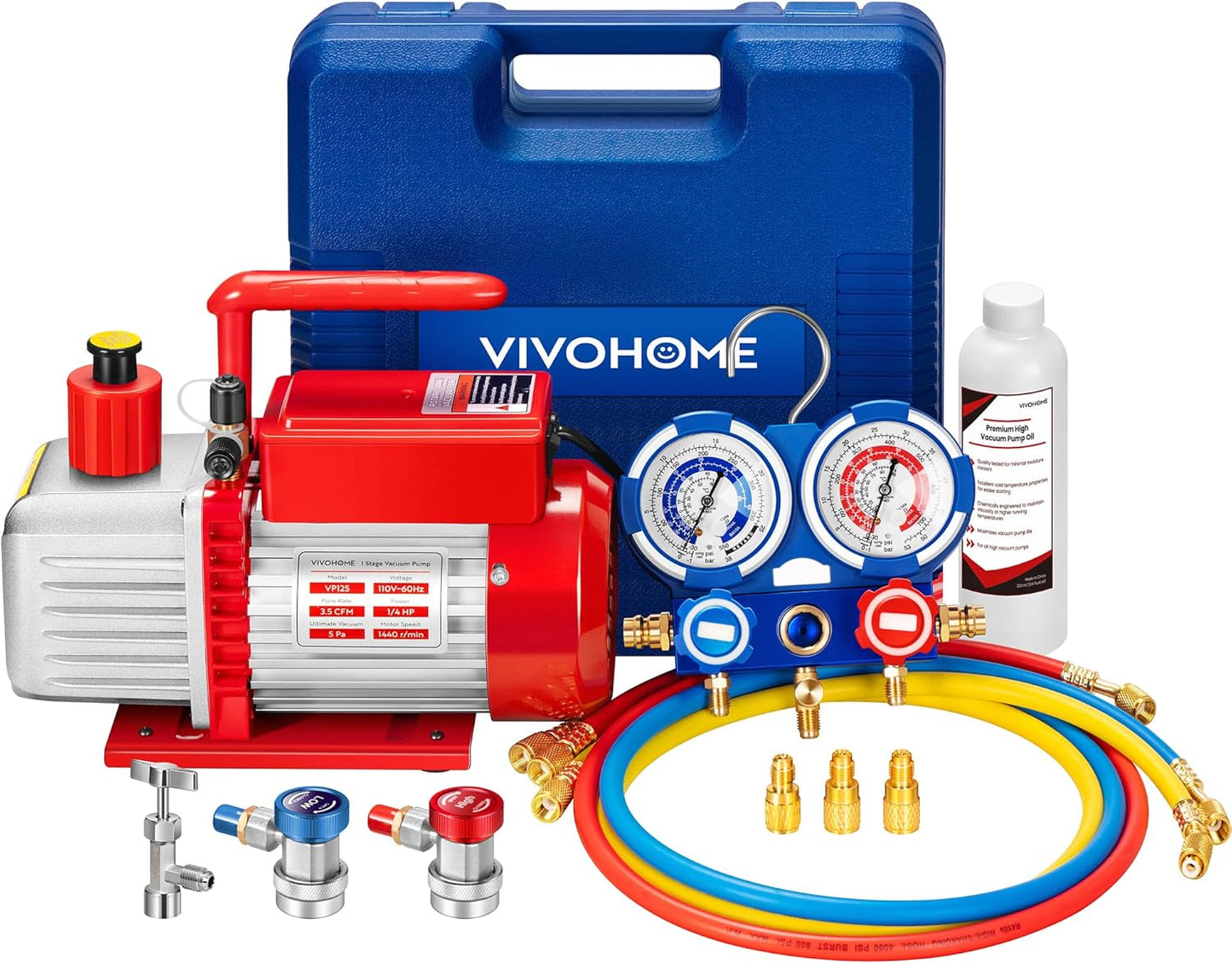 VIVOHOME 3.5 CFM Single Stage Rotary Vane Vacuum Pump Review