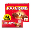 100 Grand Crispy Milk Chocolate Share Size Bars - 24 Count Box