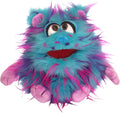 Playful Minds Living Puppets - Beep 9in Blue Friendly Monster