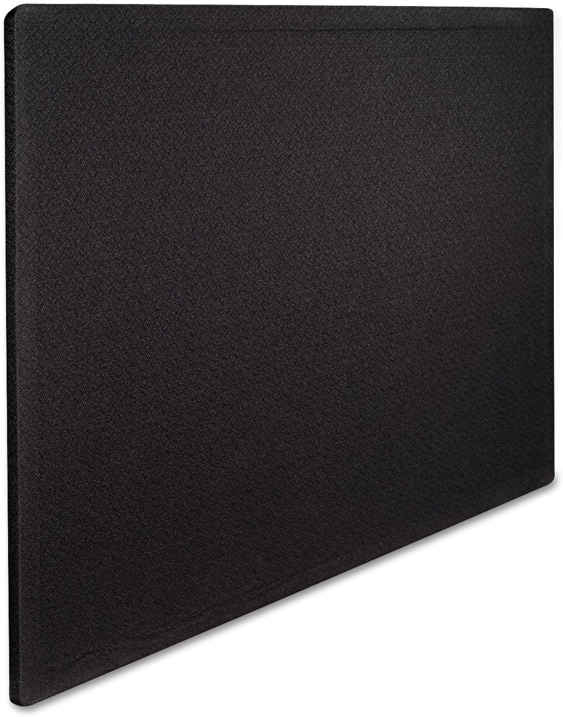 Quartet Fabric Bulletin Board 4ft x 3ft Frameless Design Black