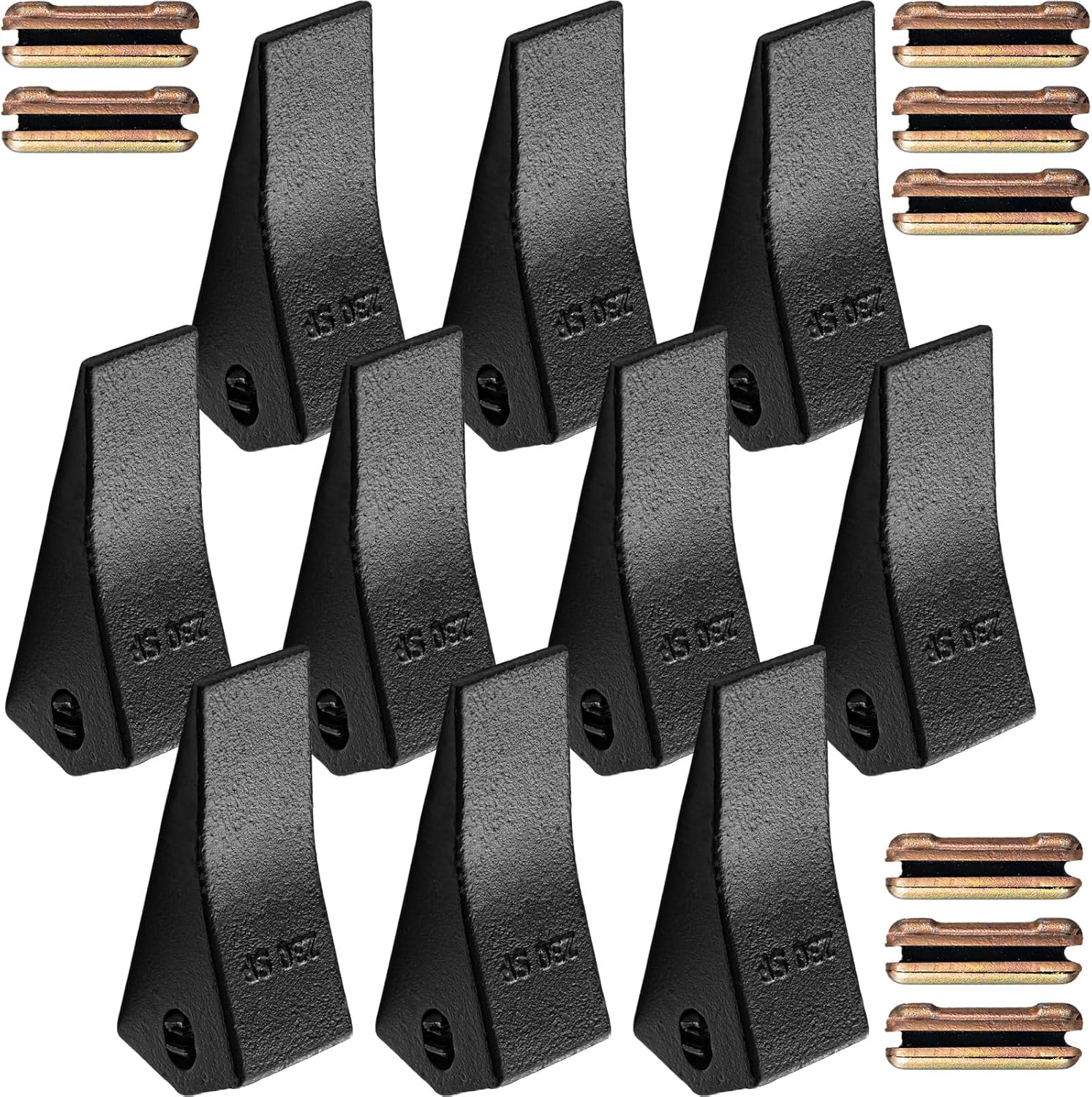 Hicarer 5 Set 230SP Excavator Bucket Teeth with Pins for Efficiency