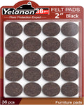Felt Furniture Pads for Hardwood Floors - 36 Pcs 2in Premium