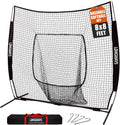 8x8ft Baseball Softball Practice Net with Steel Frame - Portable