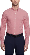 Tommy Hilfiger Men's Slim Fit Non Iron Gingham Dress (Style 3SSN)