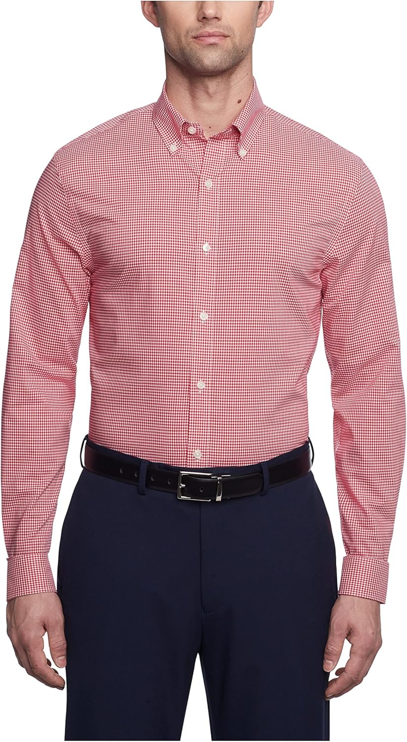 Tommy Hilfiger Men's Slim Fit Non Iron Gingham Dress Shirt Review