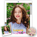 UM UPMALL Custom Diamond Art Painting Kit - Personalized 5D Photo Kit