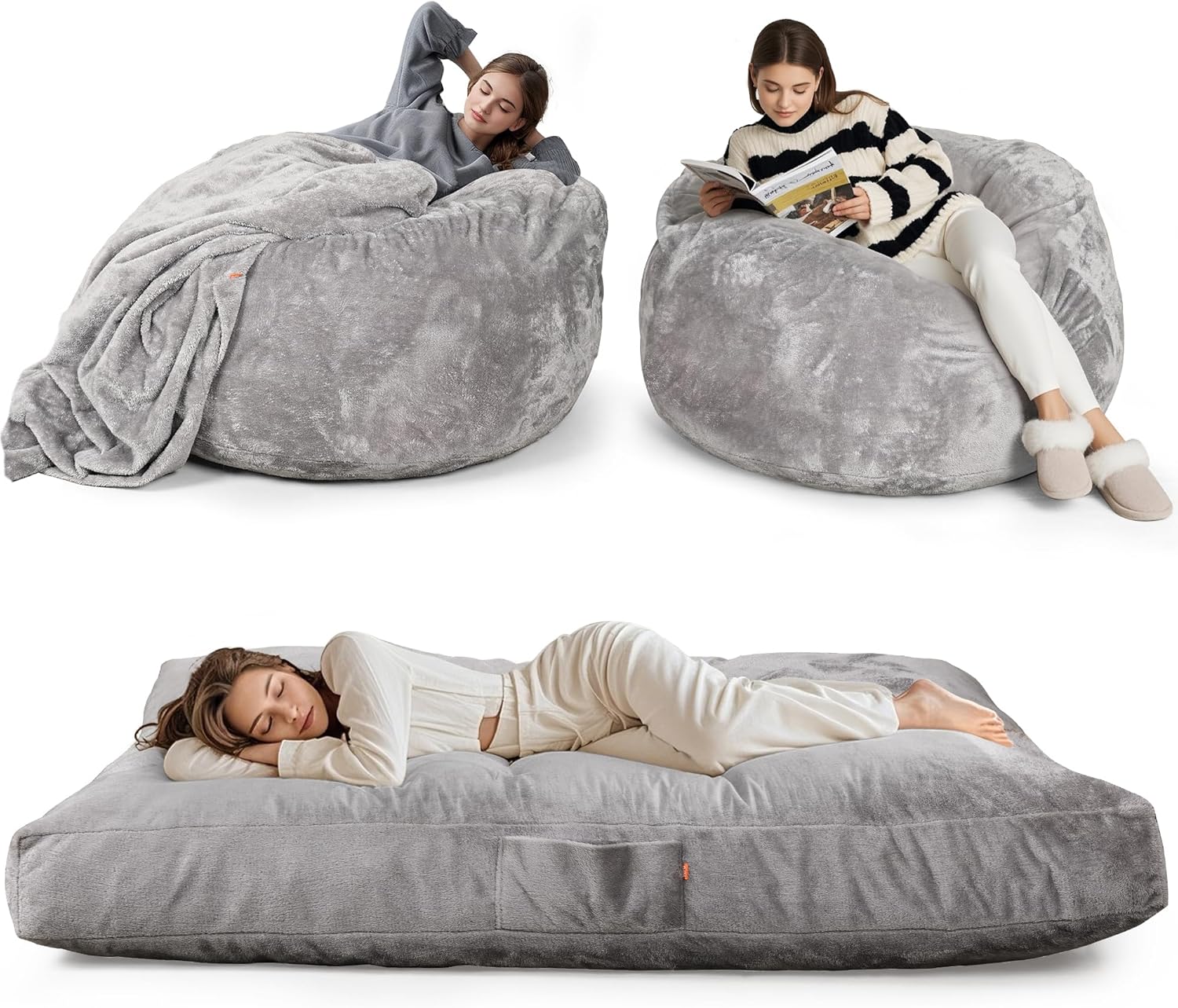 Supportive Giant Bean Bag Bed for Ultimate Comfort