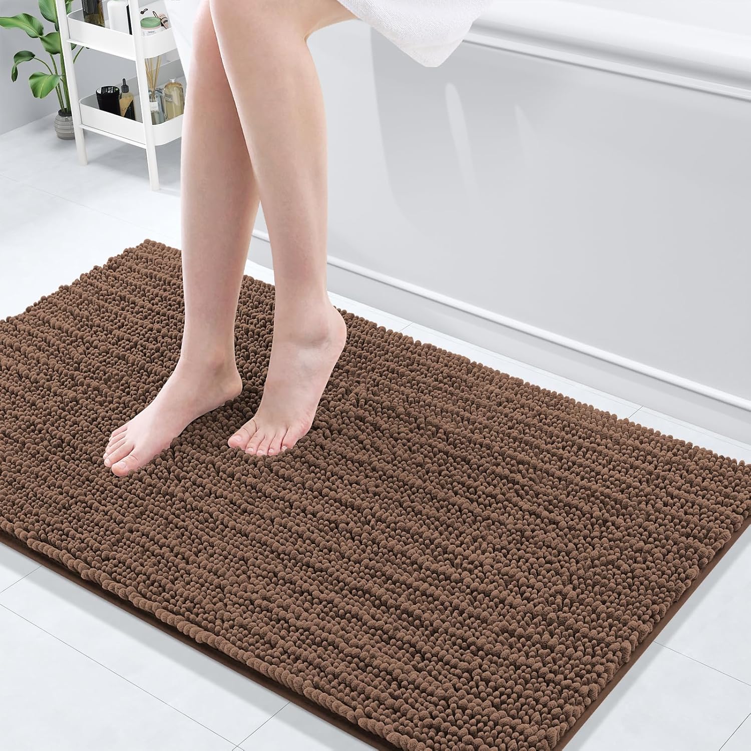 Arotive Luxury Chenille Bathroom Rug Mat for Ultimate Comfort