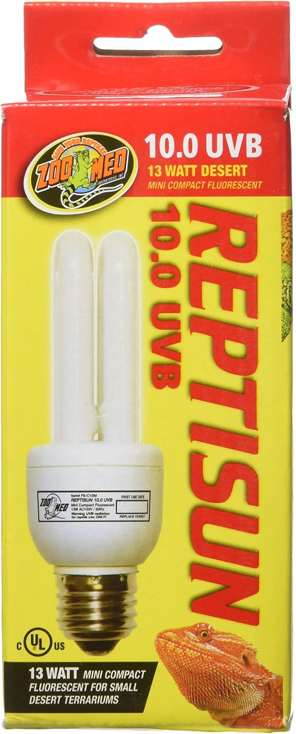 Zoo Med Reptisun 10.0 UVB Mini Compact Fluorescent Light Review