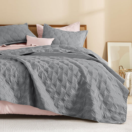 Litanika Oversized King Quilt Set for All Seasons, 120x120in