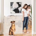 Retractable Baby & Dog Gate Extends Up to 55 in - Space-Saving Safety