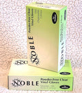 Disposable Vinyl Gloves Medium - Clear 100 Pack, Powder & Latex Free