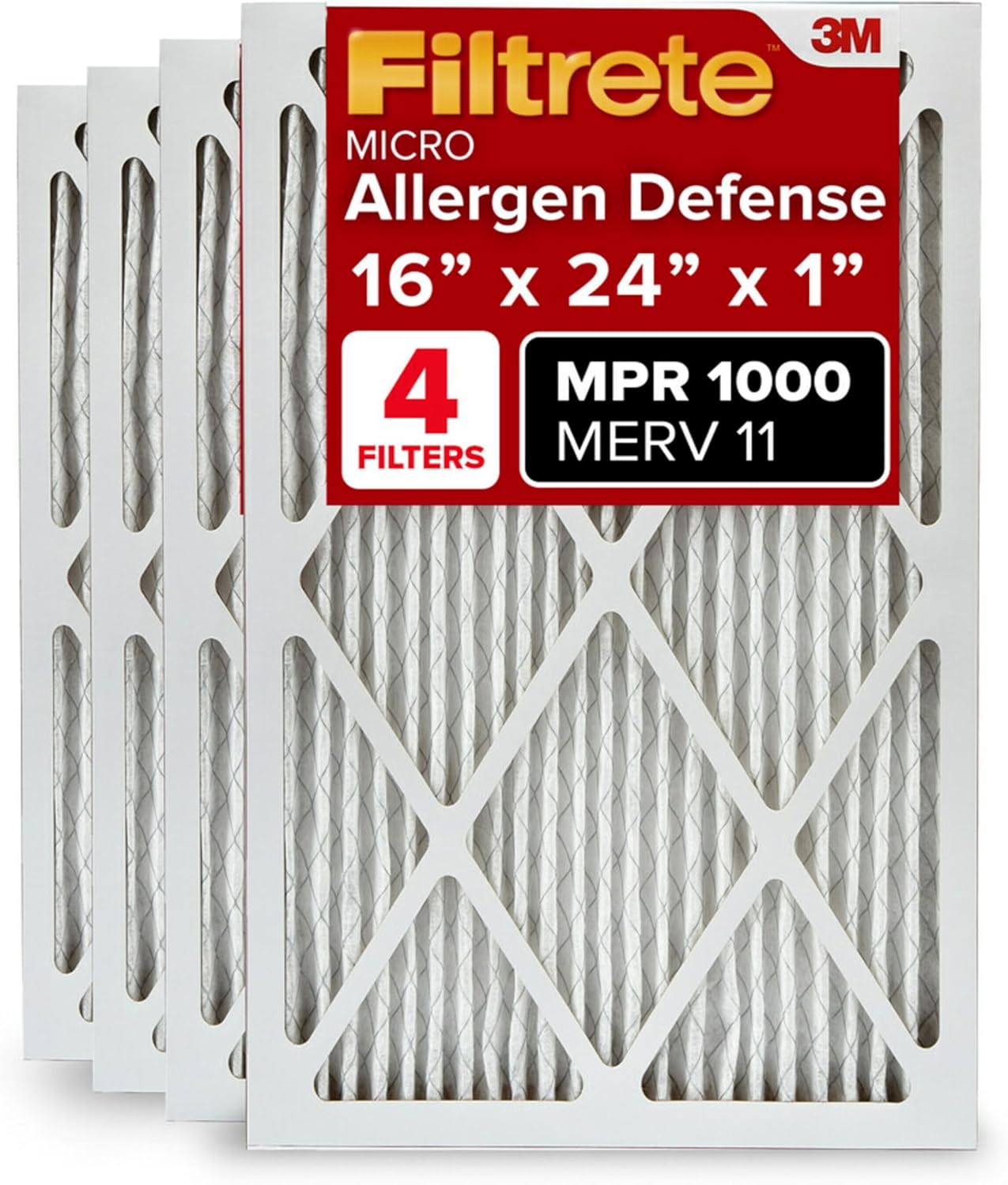 Filtrete 16x24x1 AC Furnace Air Filter for Clean Air