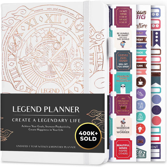 Legend Planner: Goal-Crushing A5 Organizer