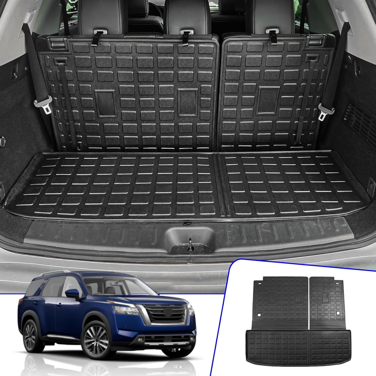 Rongtaod Cargo Mat for Nissan Pathfinder 2022-2025 - All Weather