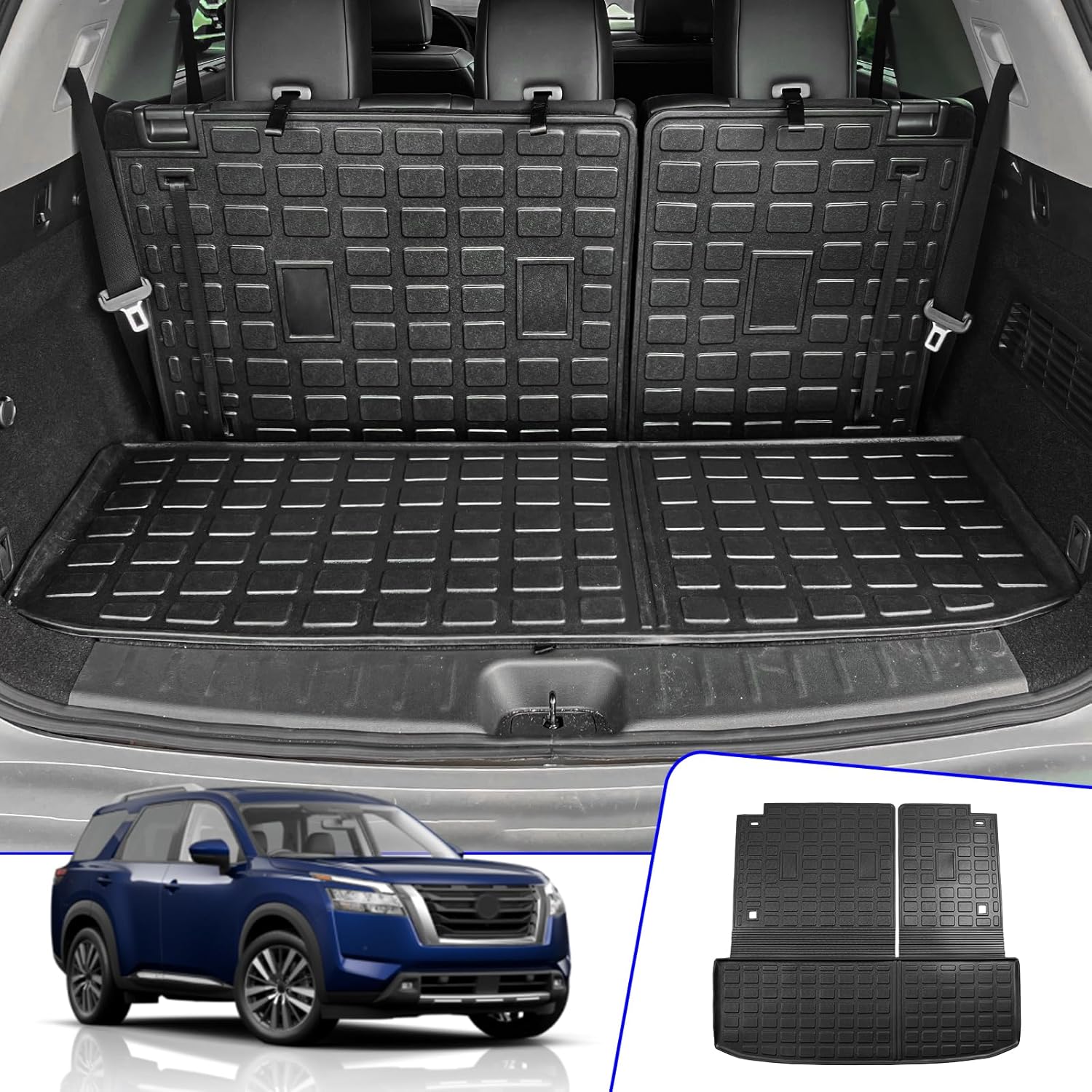 Rongtaod Cargo Mat for Nissan Pathfinder 2022-2025 - All Weather