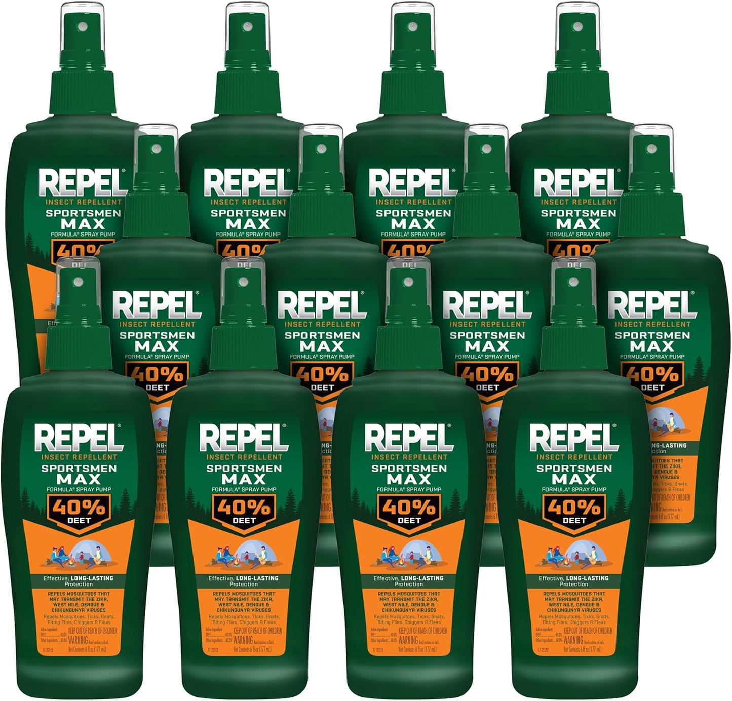 Repel Insect Repellent Sportsmen Max Formula Spray Pump 40% DEET