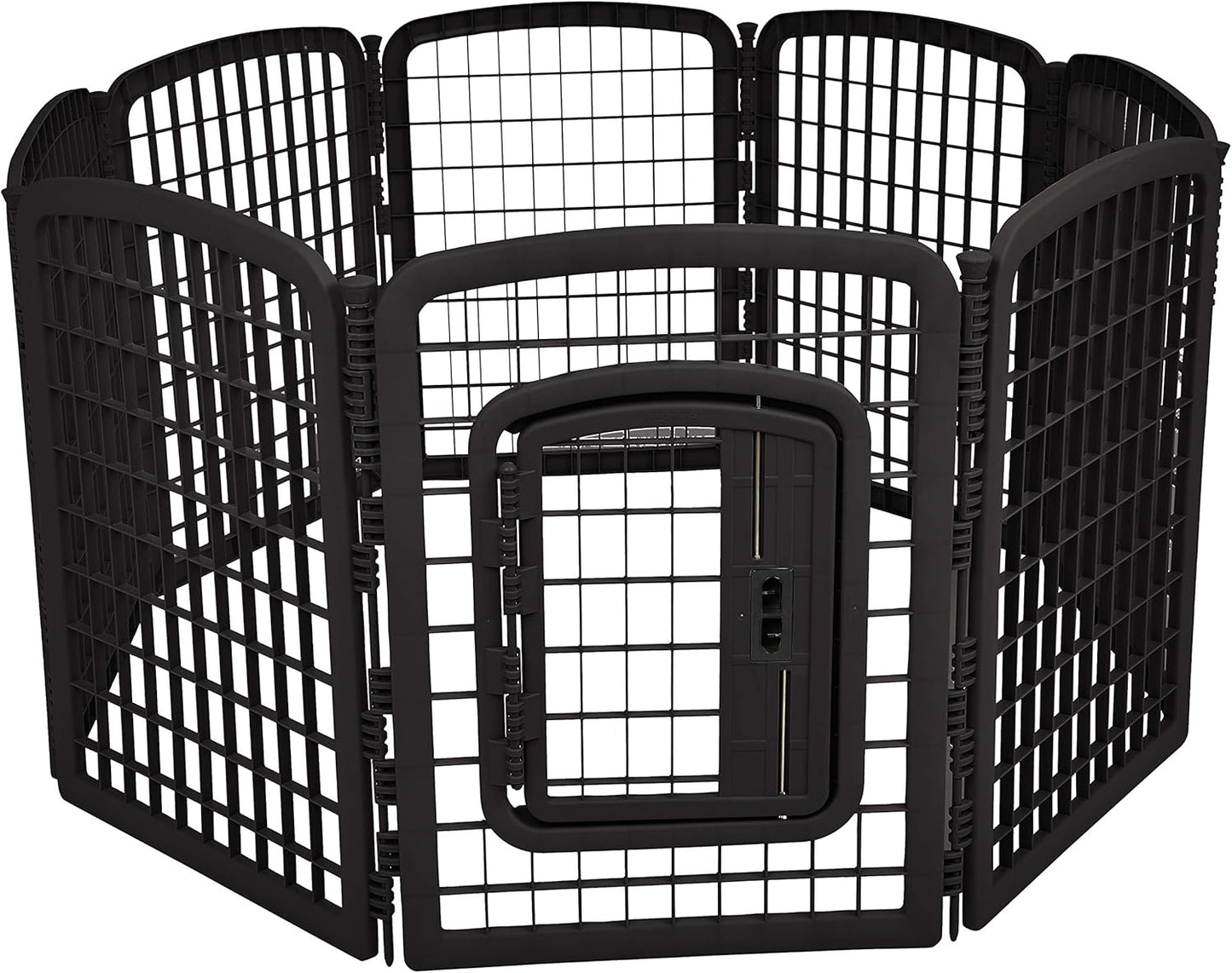 8-Panel Octagonal Plastic Pet Pen Fence Enclosure for Pets