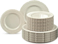 OCCASIONS 240 Plates Pack (120 Guests) Chateau Ivory - Heavyweight