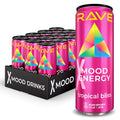 RAVE Mood Energy Drink 12 Pack - Mood Boosting Energy Rush