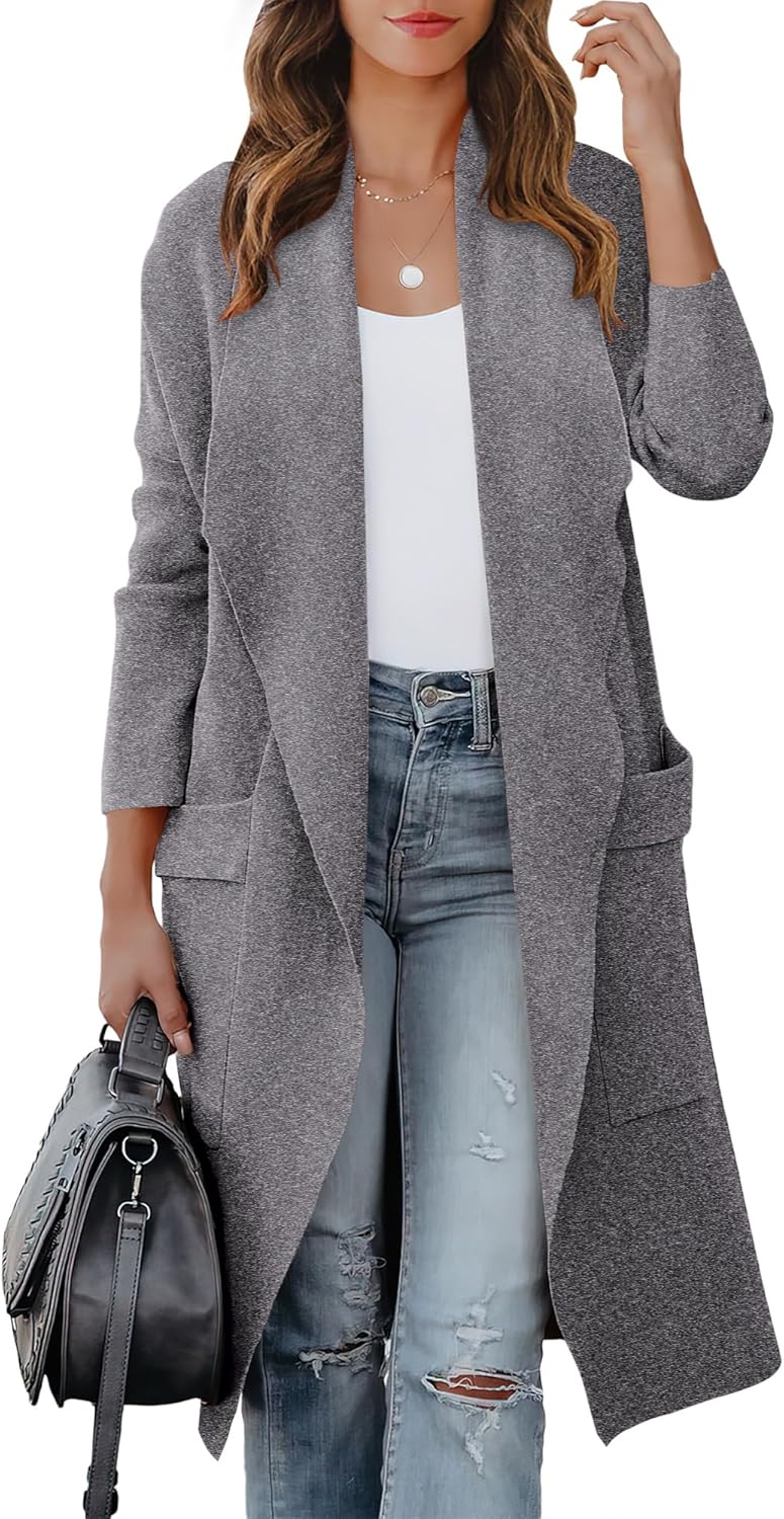 Women's Long Cardigan Sweater for Fall Fashion Trends