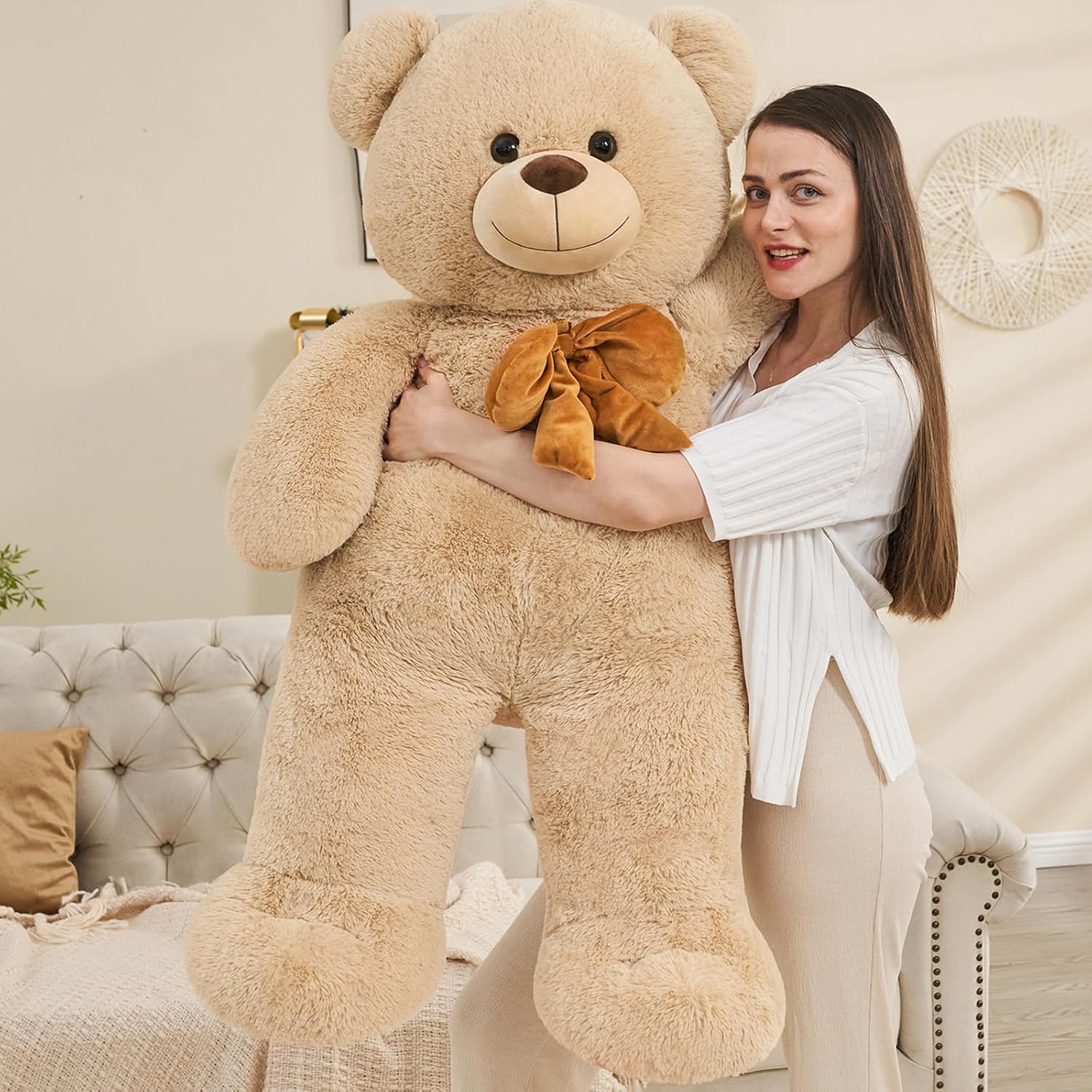 Tezituor Giant Teddy Bear 47 Inch Plush Toy for All Occasions