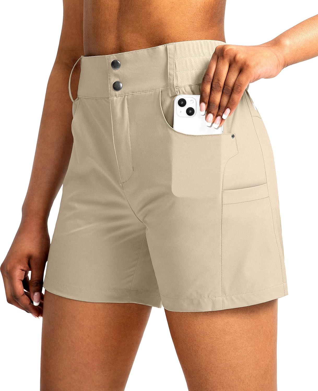 Viodia Women's 5in Hiking Golf Shorts with Pockets for Summer