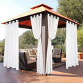 Outdoor Curtains for Patio Waterproof Light Blocking Privacy - 52W x