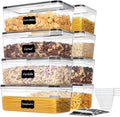 Airtight Pasta Storage Containers 8PCS Set 3.2L - Horizontal Pantry