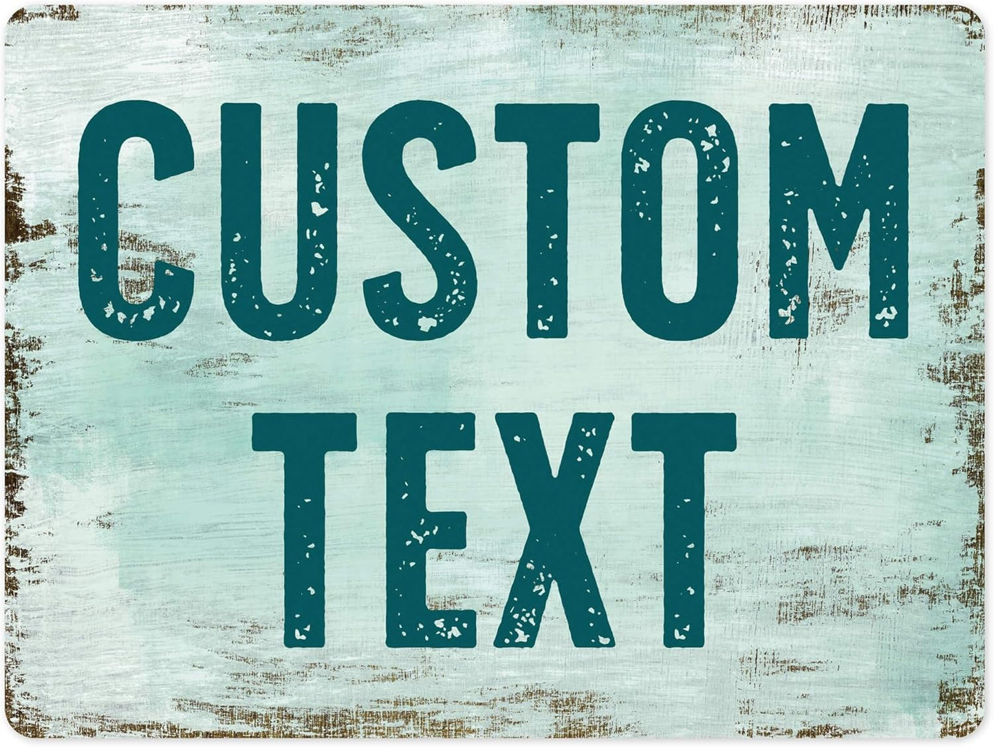 Custom Street Sign with 11 Font Colors and 22 Sizes Available