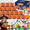288PCS Halloween Party Favors with Mini Plastic Pumpkin Cauldrons