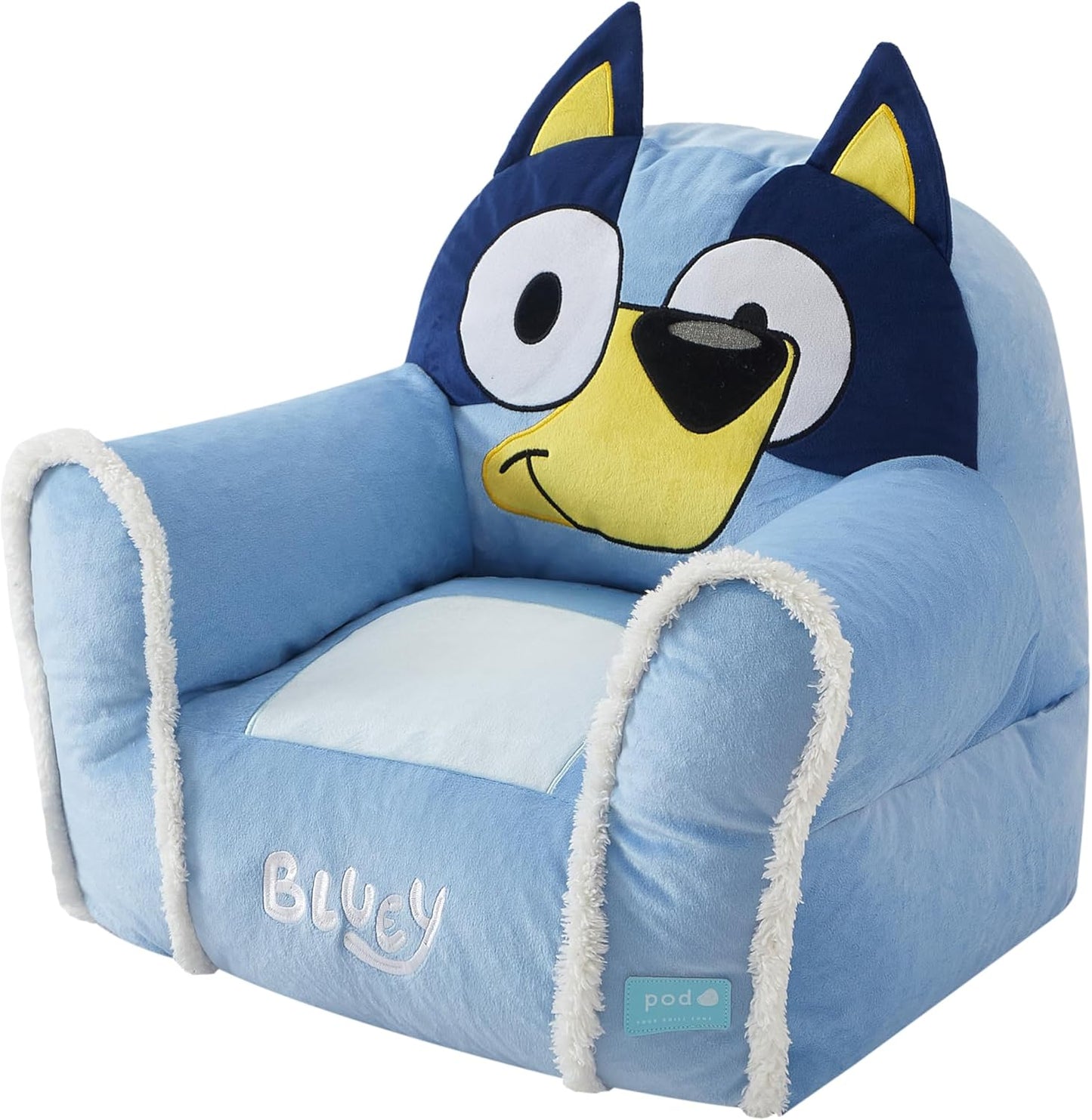 Bluey Kids Bean Bag Sofa Chair with Armrests for Cozy Fun