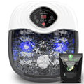 Foot Spa Bath Massager with Heat and Shiatsu Rollers - Home Pedicure