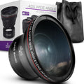 Altura Photo 49MM 0.43x HD Wide Angle Lens with Macro - Expands Field