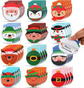 Christmas Mini Notebooks 48 pcs - Pocket Holiday Notepads for Party