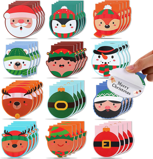 Christmas Mini Notepads - Festive Party Favor Gifts!
