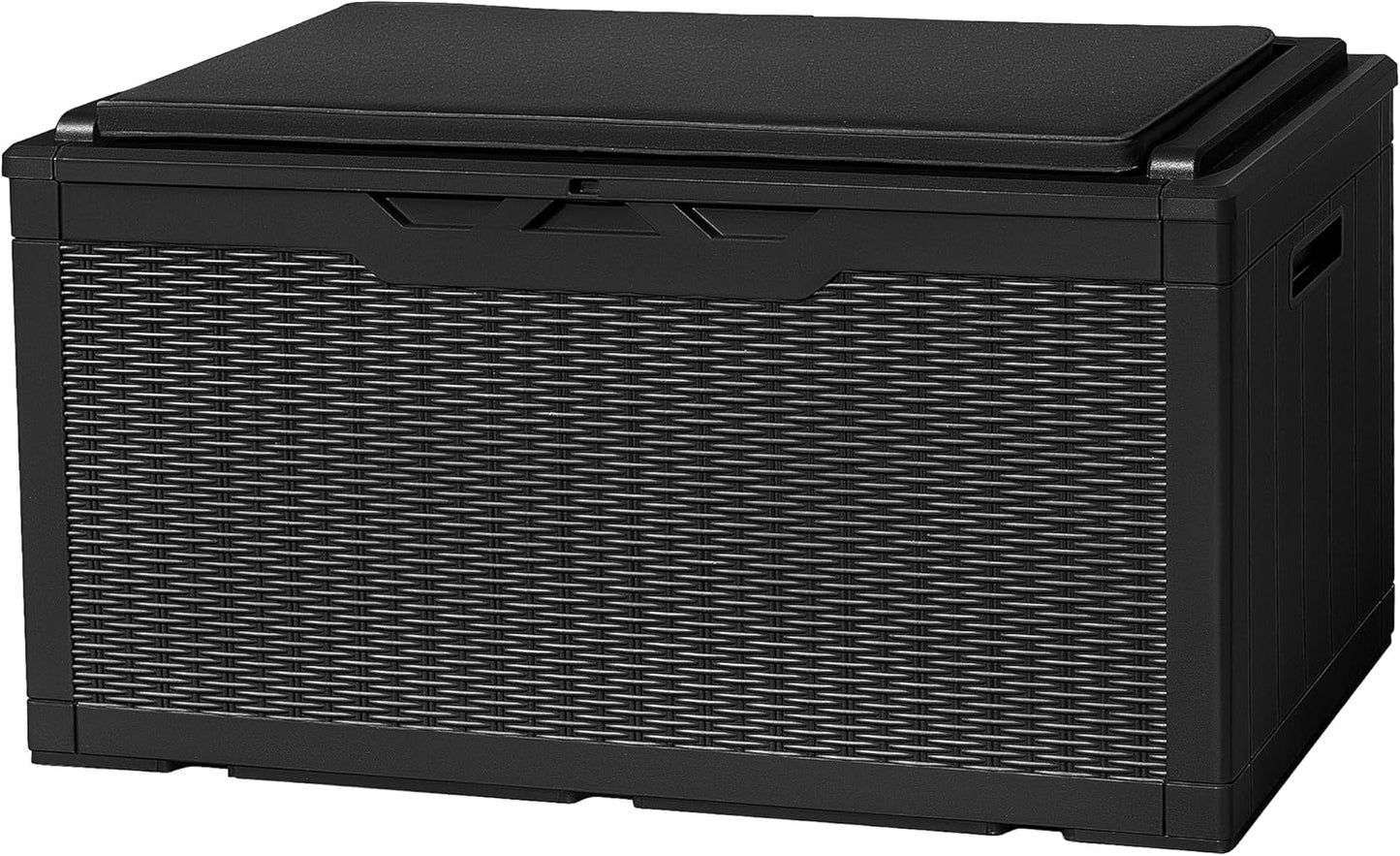 Flamaker Deck Box with Cushion 100 Gallon Waterproof Storage