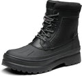 Men's Insulated Waterproof Snow Boots - Warm Fur Lined Winter Boot