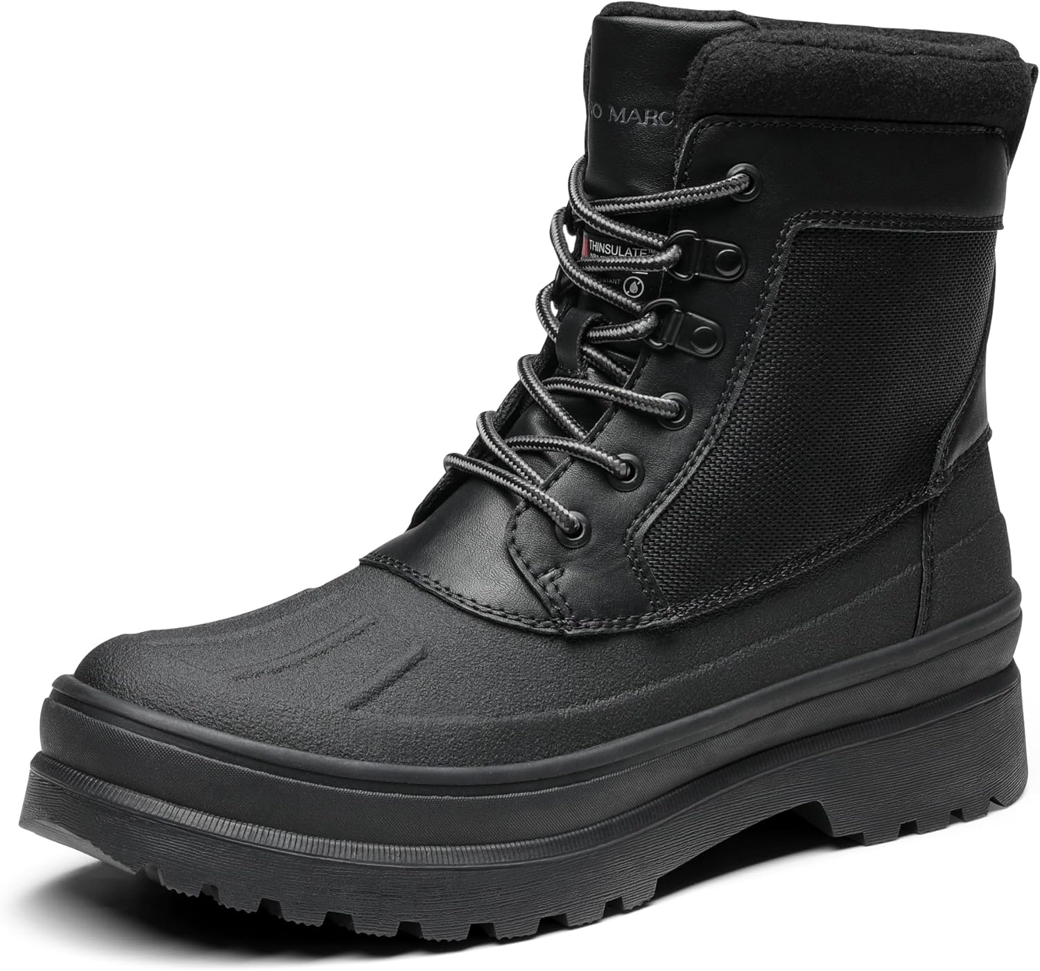 Bruno Marc Men's Insulated Waterproof Snow Boots for Winter Fun