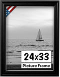 Black 24x33 Picture Frame.75 in Wide - Classic Black Wall Frame