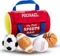 Personalized My First Sports Bag with Name - Plush 5-Piece Set