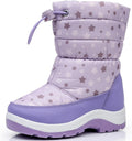 Apakowa Kid's Girls Cold Weather Snow Boots for Toddlers