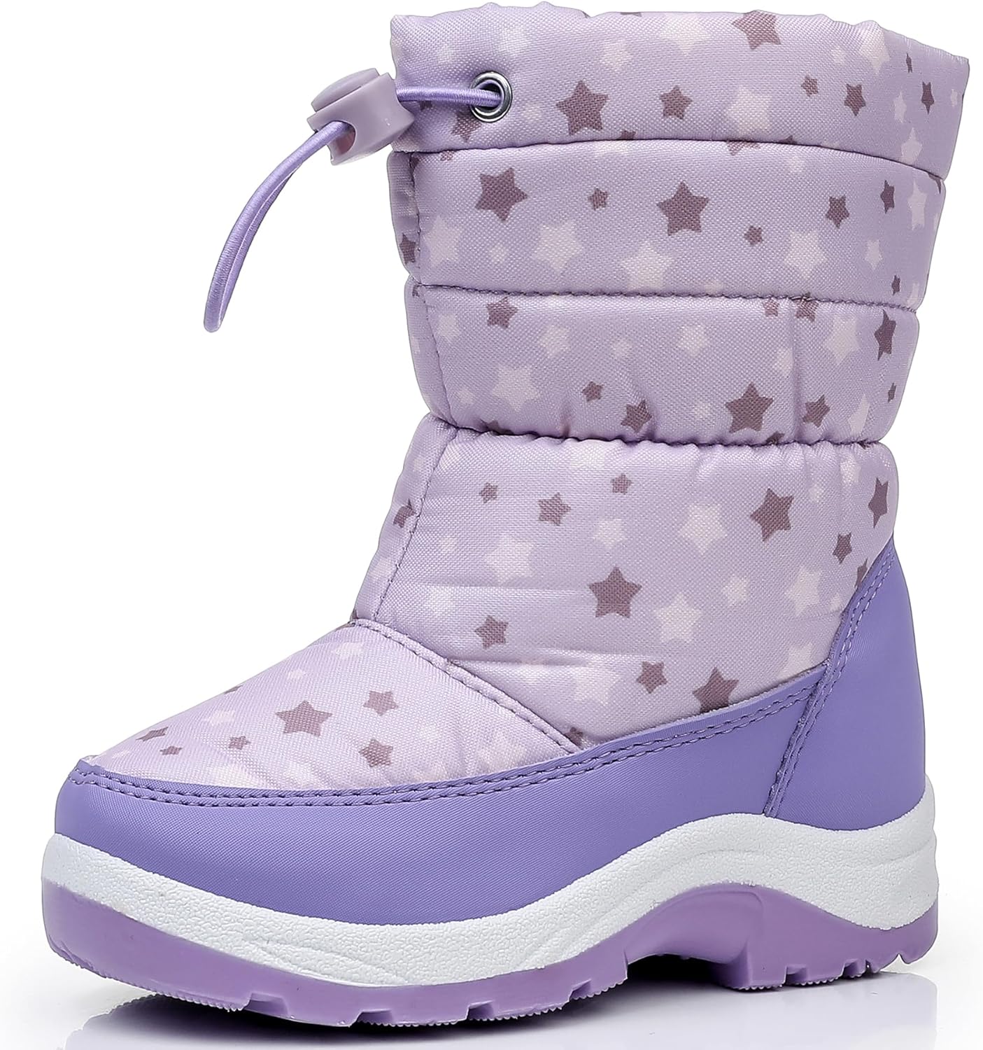 Apakowa Kid's Girls Cold Weather Snow Boots for Toddlers