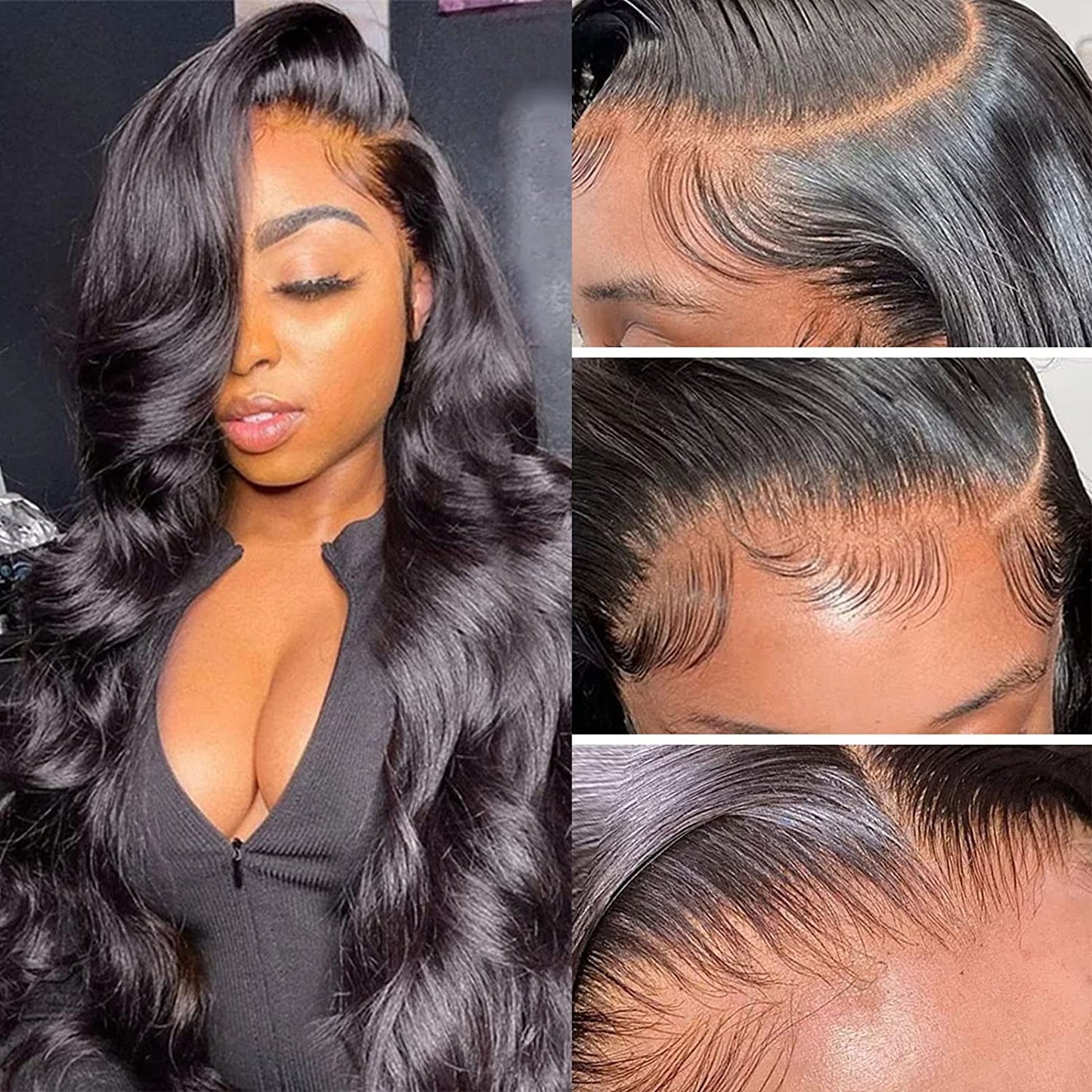 28 Inch 13x6 Body Wave Lace Front Wigs for Women Human Hair